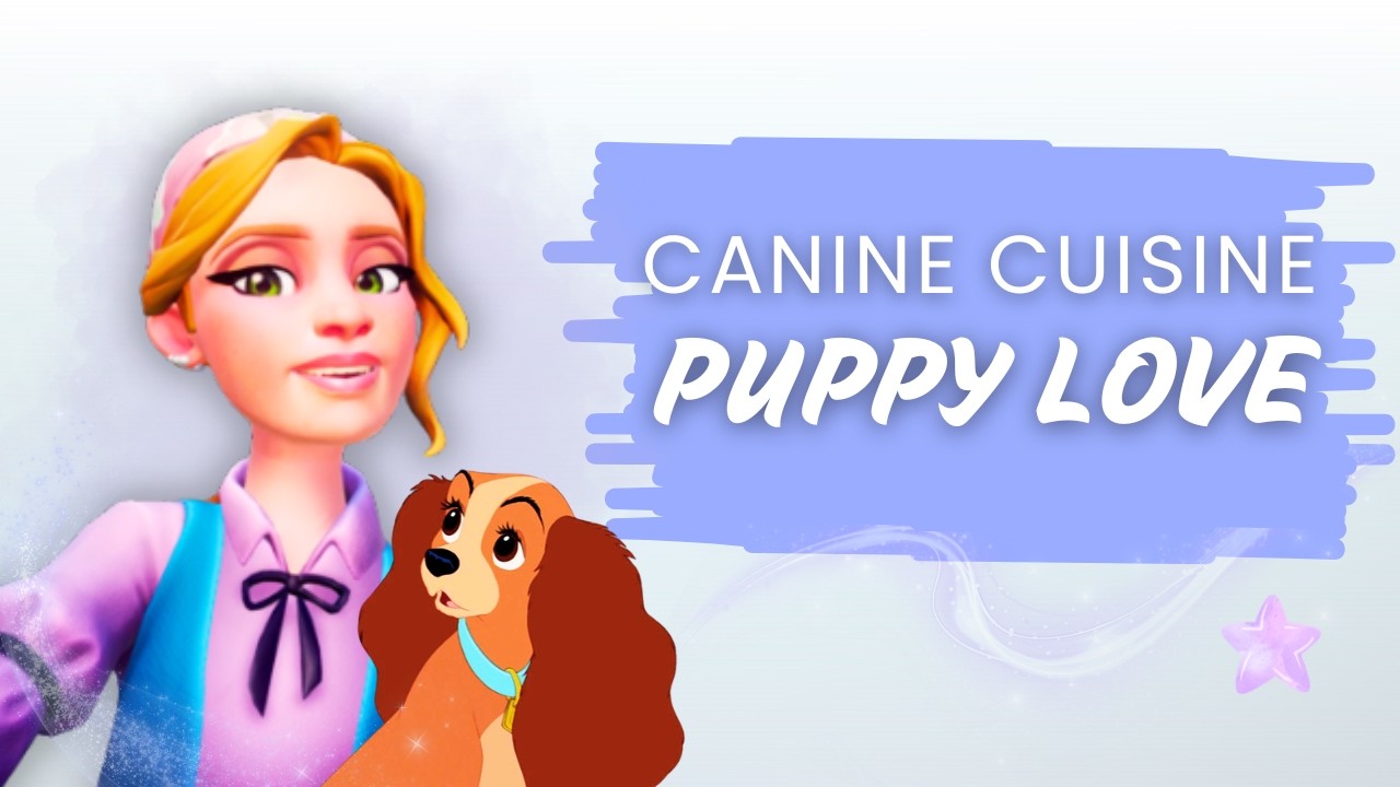 Canine Cuisine Quest! Lady, Remy & Cheshire Cat in the Puppy Love Update | Disney Dreamlight Valley
