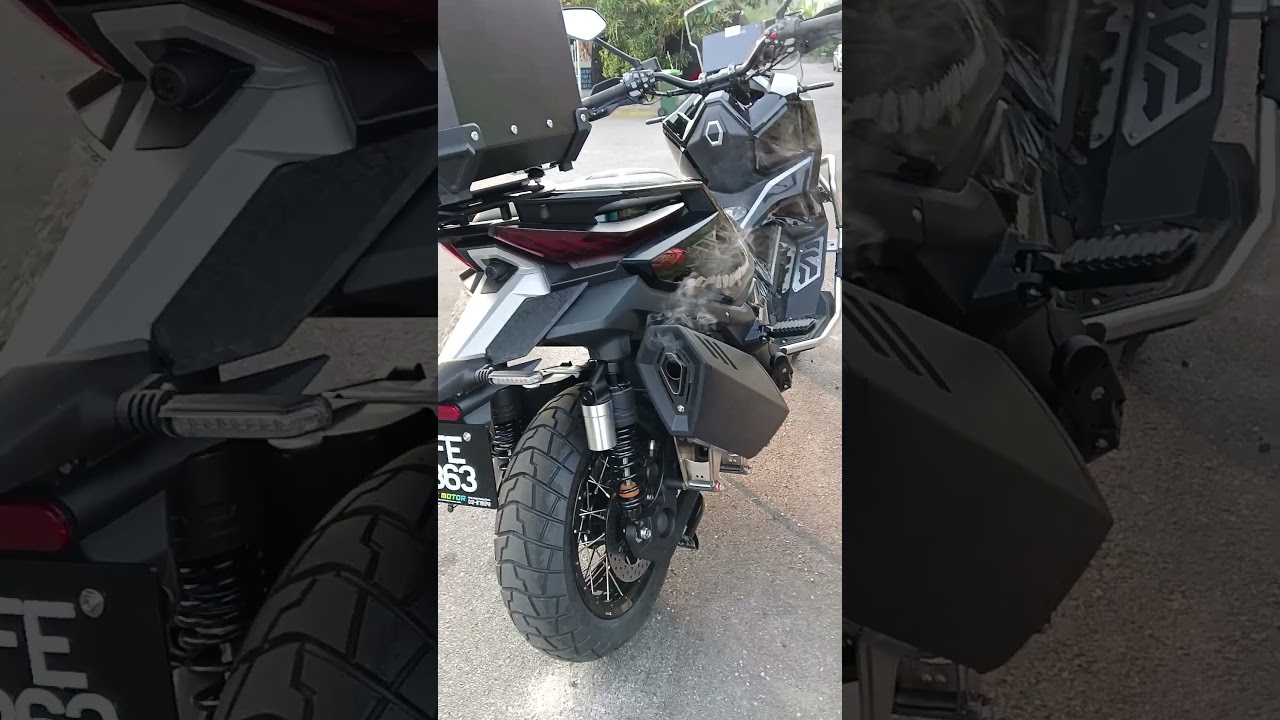 Zontes baru ekzos berasap tu normal.