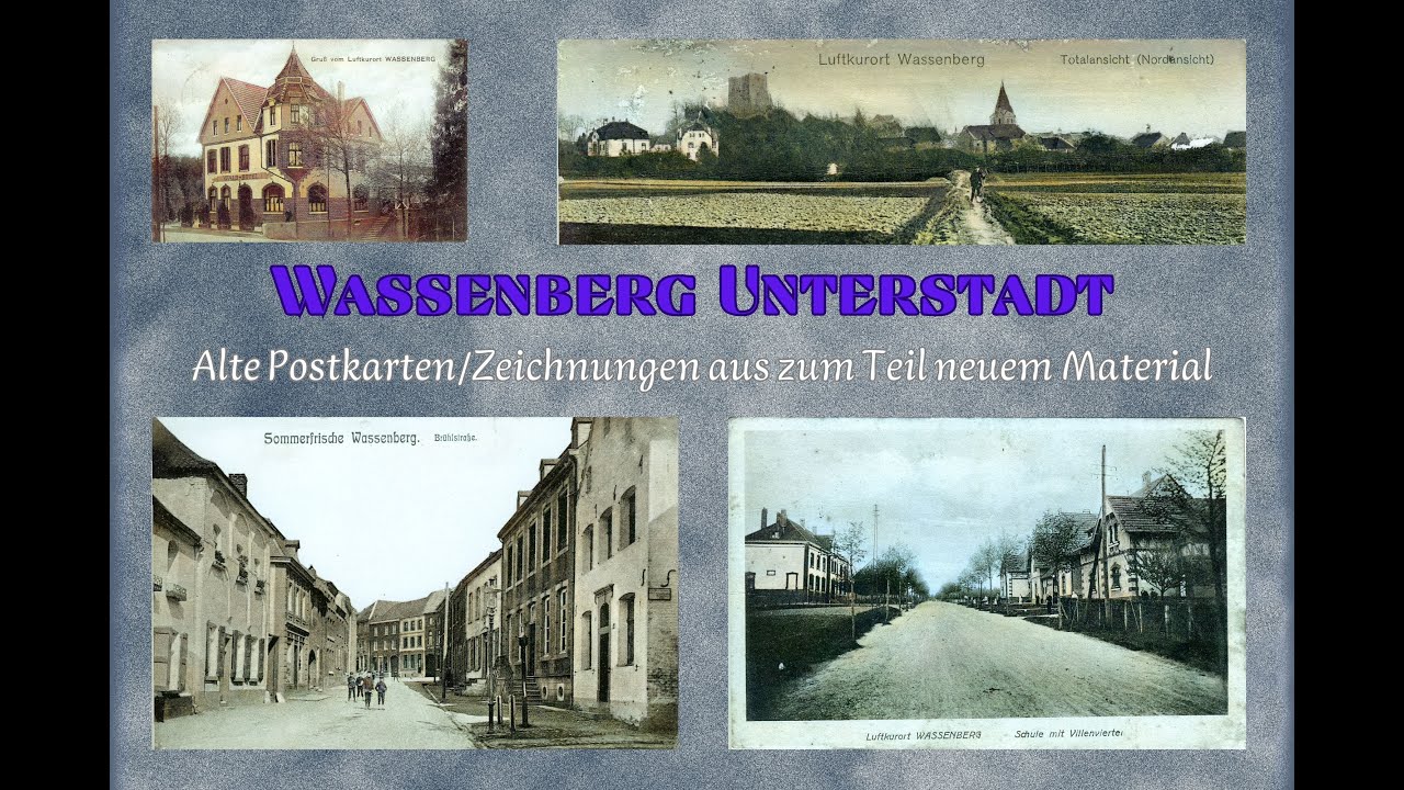 Wassenberg Unterstadt Kirchstraße mit Schule und andere... Alte Postkarten Eine wunderschöne Zeit 💖💝