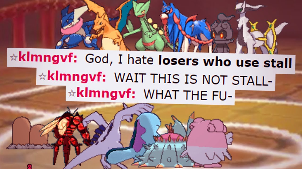 When you troll pokemon players with fake stall
