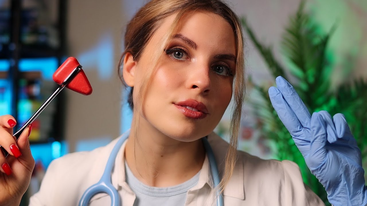 ASMR The Most Detailed CRANIAL NERVE EXAM You've Seen | Hearing Test,Eye Exam,Taste,Smell