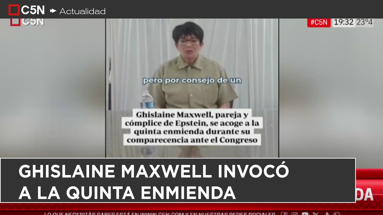 GHISLAINE MAXWELL CUMPLE CONDENA por los ABUSOS