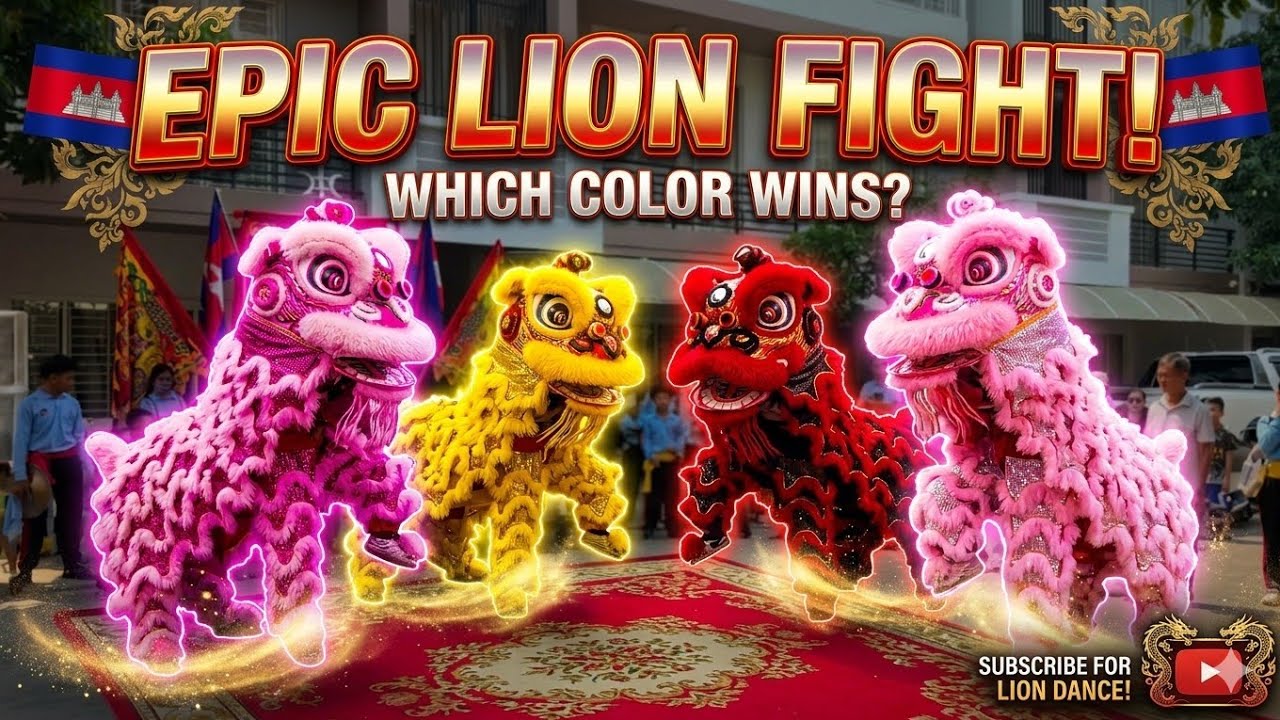 The Lion dance teams #liondance 