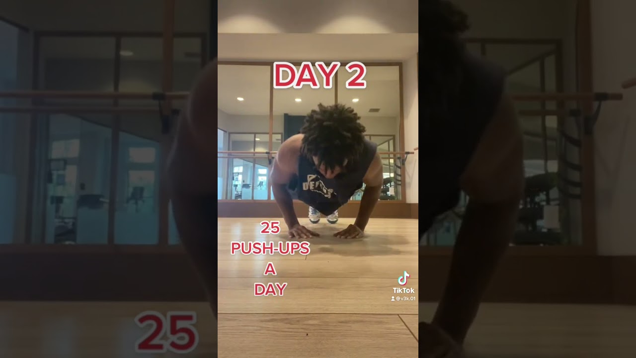 DAY 2 | 25 PUSH-UPS A DAY |  DIAMOND PUSH-UPS 