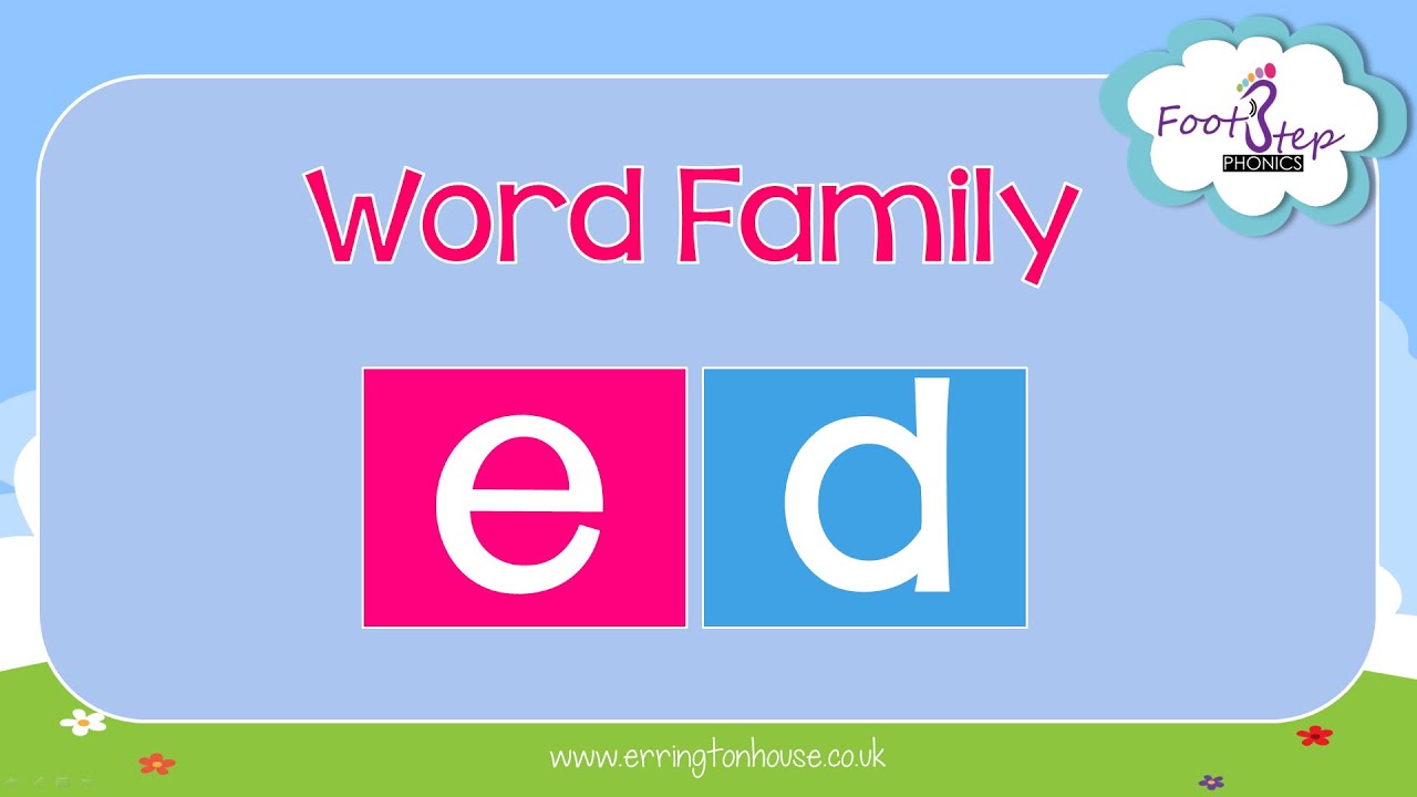 FootStep Phonics - ED Word Family