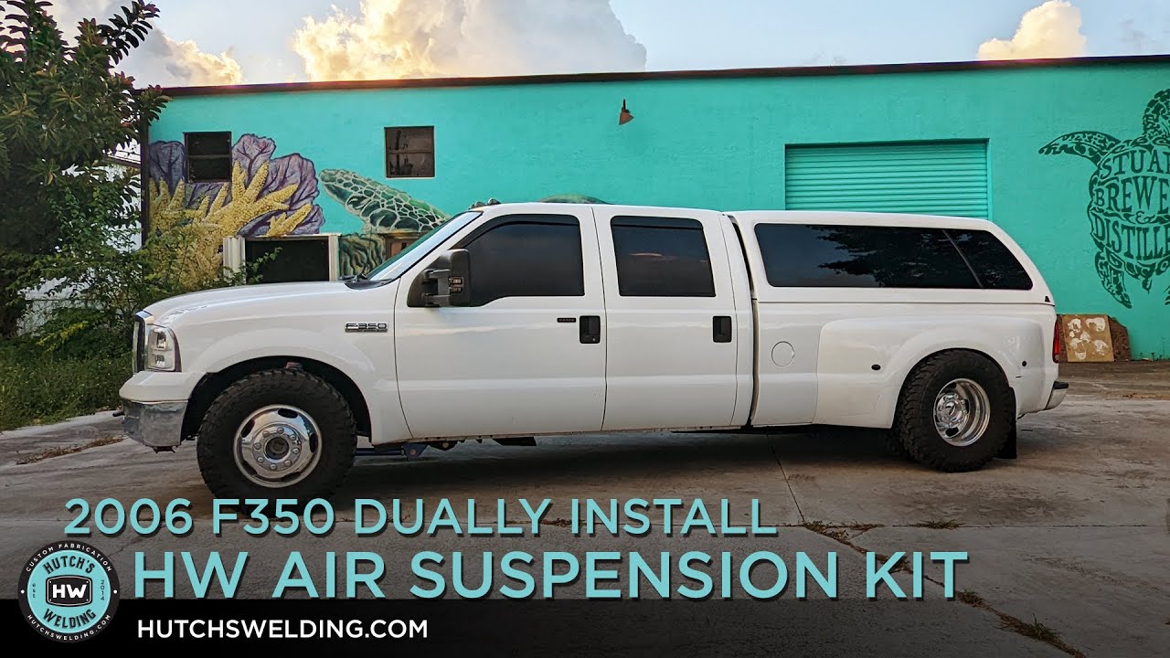 Super Duty Air Suspension Install - Lowered kit on this 2006 Dually