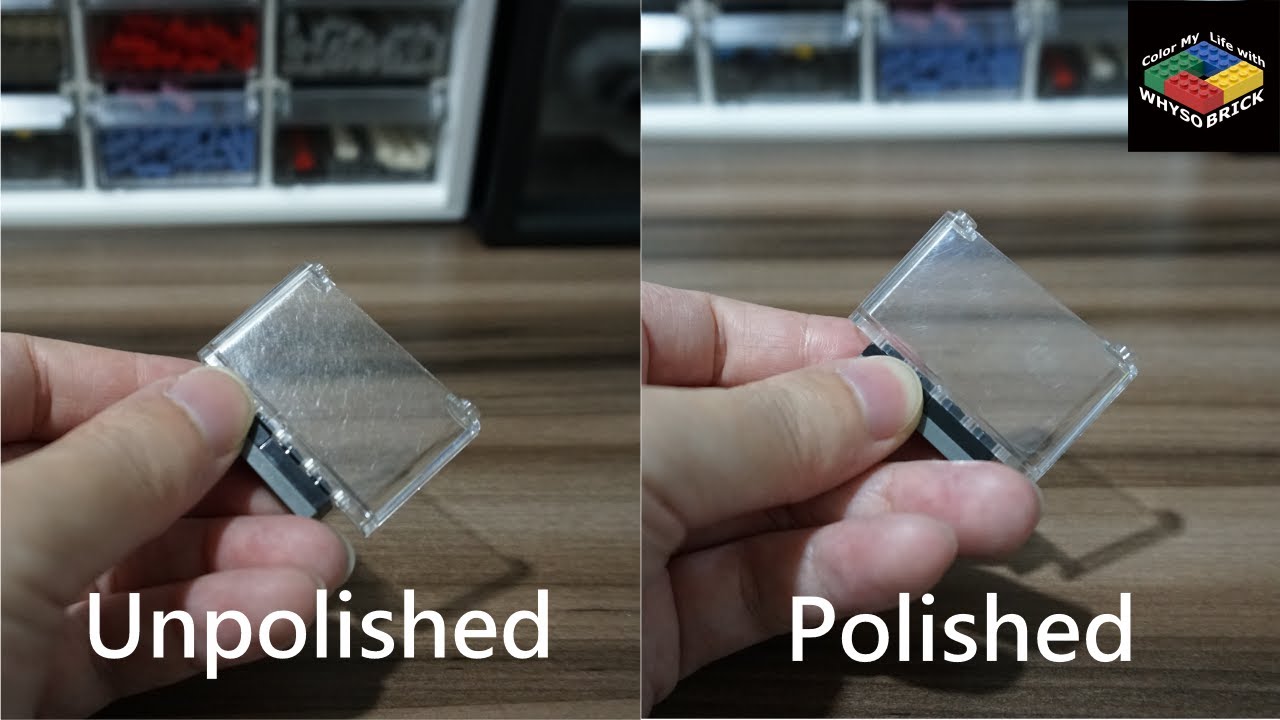 LEGO Transparent Parts Polishing