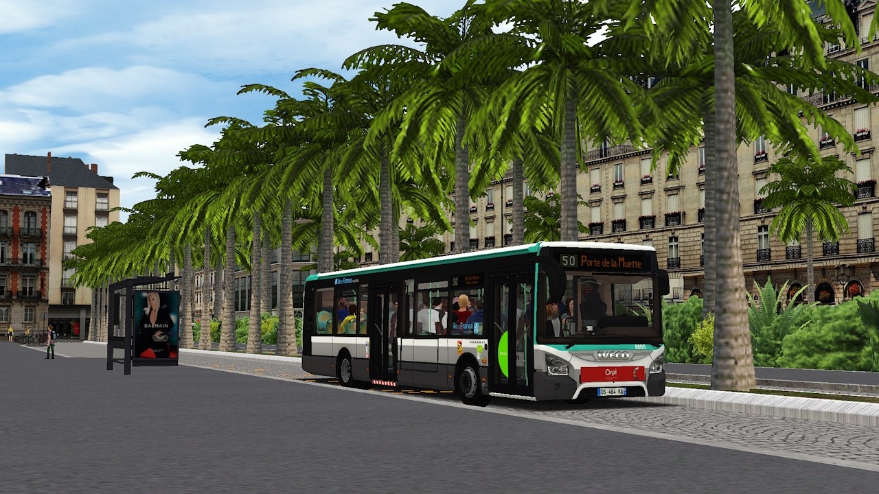 OMSI 2 | Iveco Bus Urbanway 12 | Région Parisienne | Ligne 50