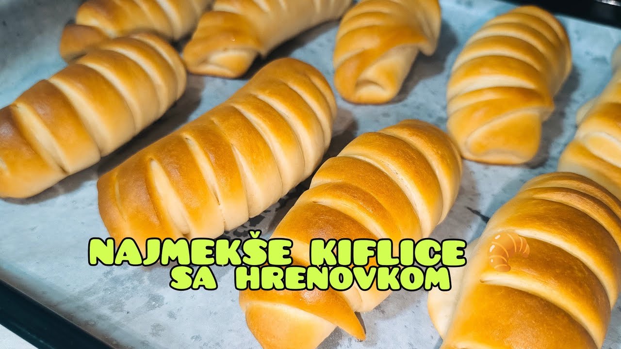 Kiflice sa hrenovkom 🥐 Najbrže i najmekše 👌Gotovo za čas ⏱️