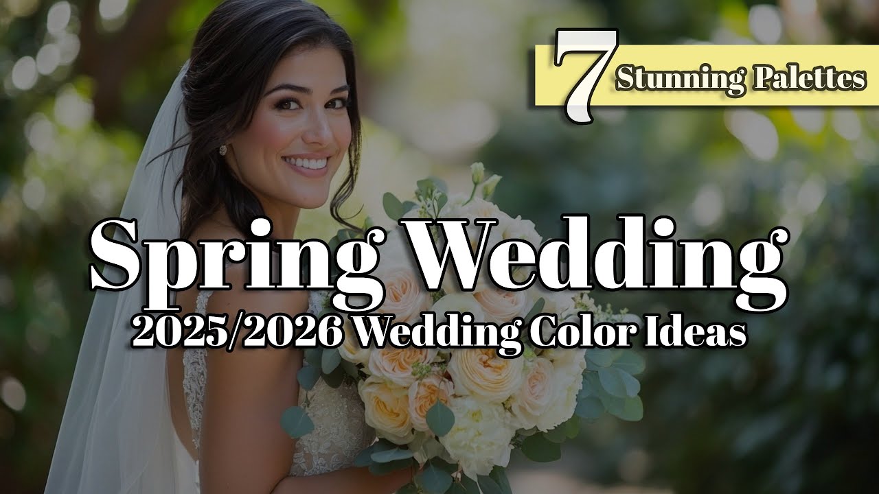 Spring Wedding Colors & Themes 🌿✨ | Beautiful Ideas for 2025 & 2026
