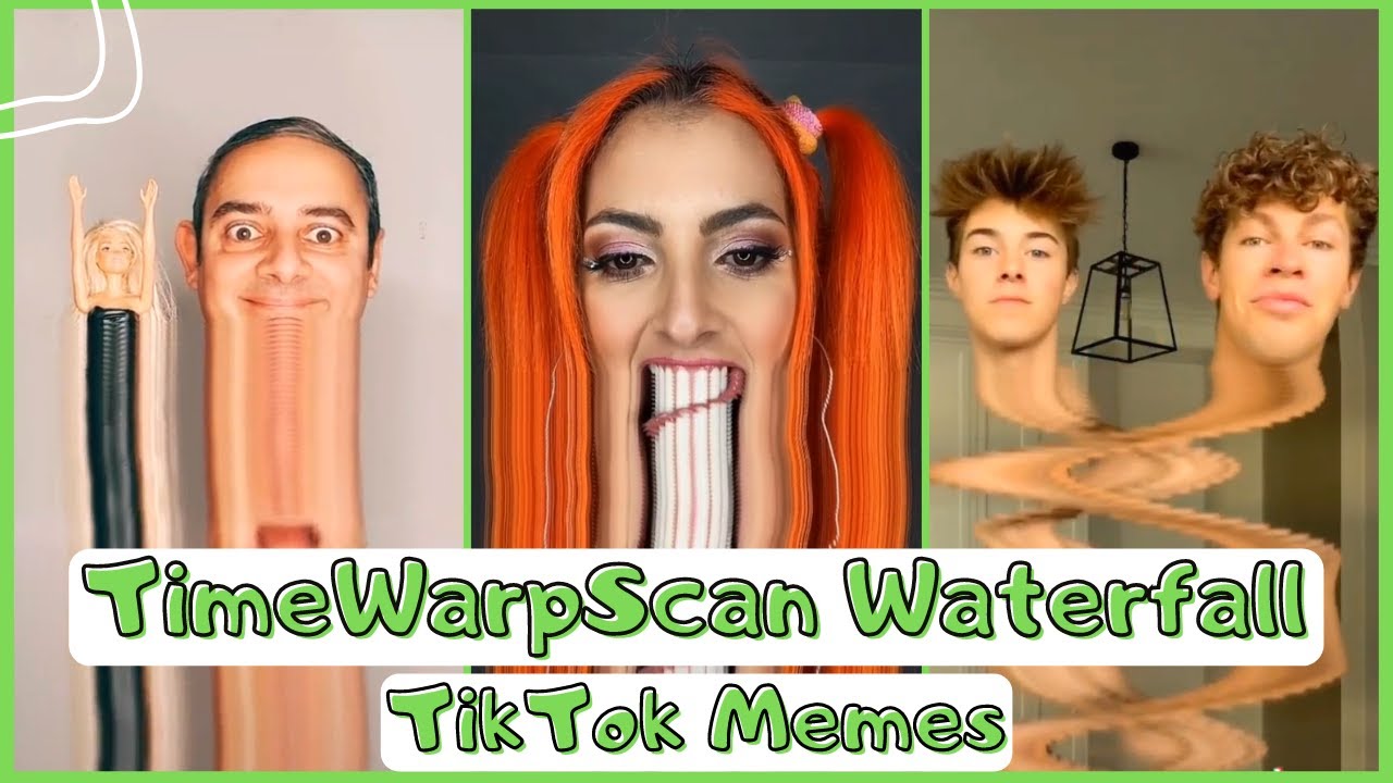 Funny Time Warp Scan Waterfall Effect Challenge | TikTok Compilation