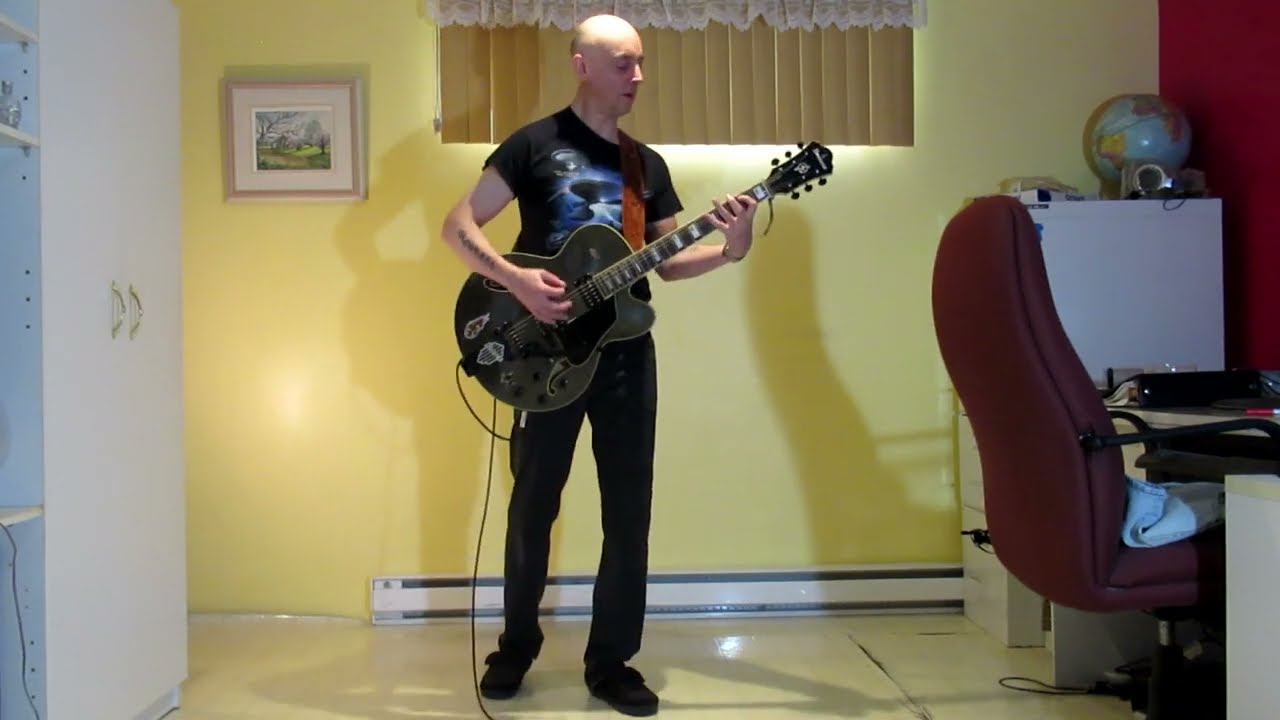 Ibanez AFS77T h Hard rock improvisation