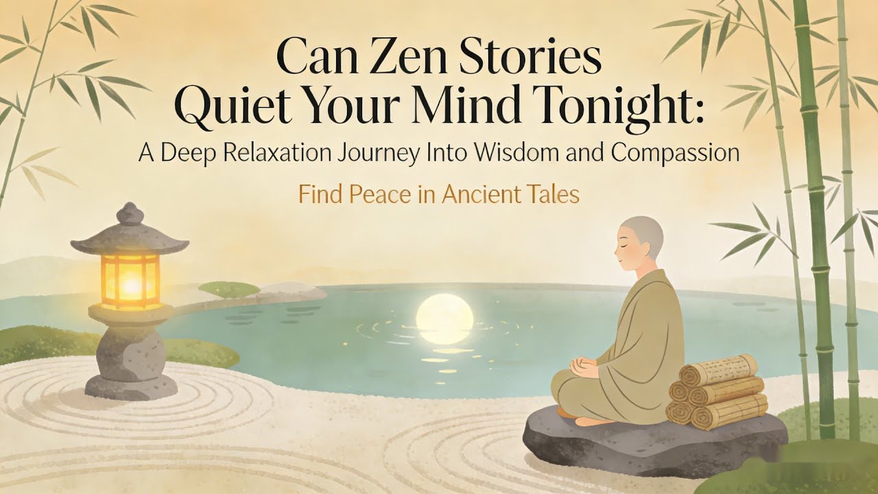 Can Zen Stories Quiet Your Mind Tonight：A Deep Relaxation Journey Into Wisdom and Compassion？