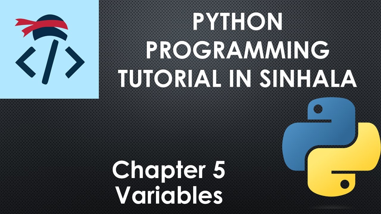 Variables | Python Programming Tutorial in Sinhala