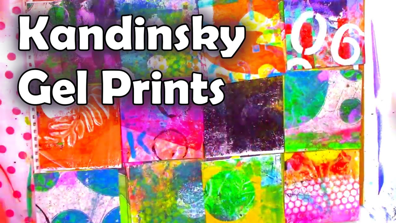 How To Make Awesome Collages With Gelli Prints! (Klandinsky's Circles)