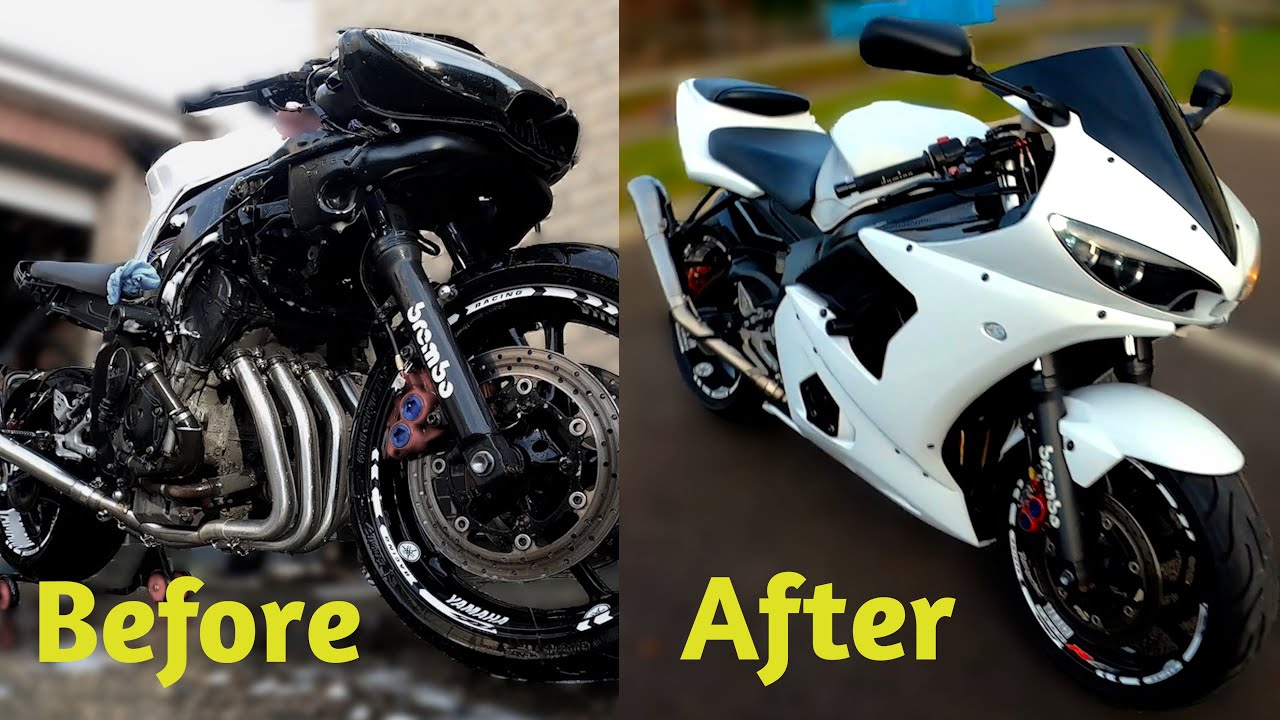 Yamaha R6 2004 Rebuild | Complete Restoration | 2004 Yamaha YZF R6 #yamaha #motorcycle #r6