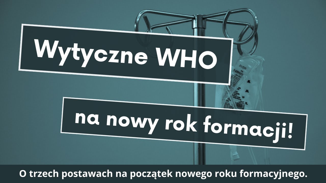 ks. Krzysztof Augustyn – Wytyczne WHO