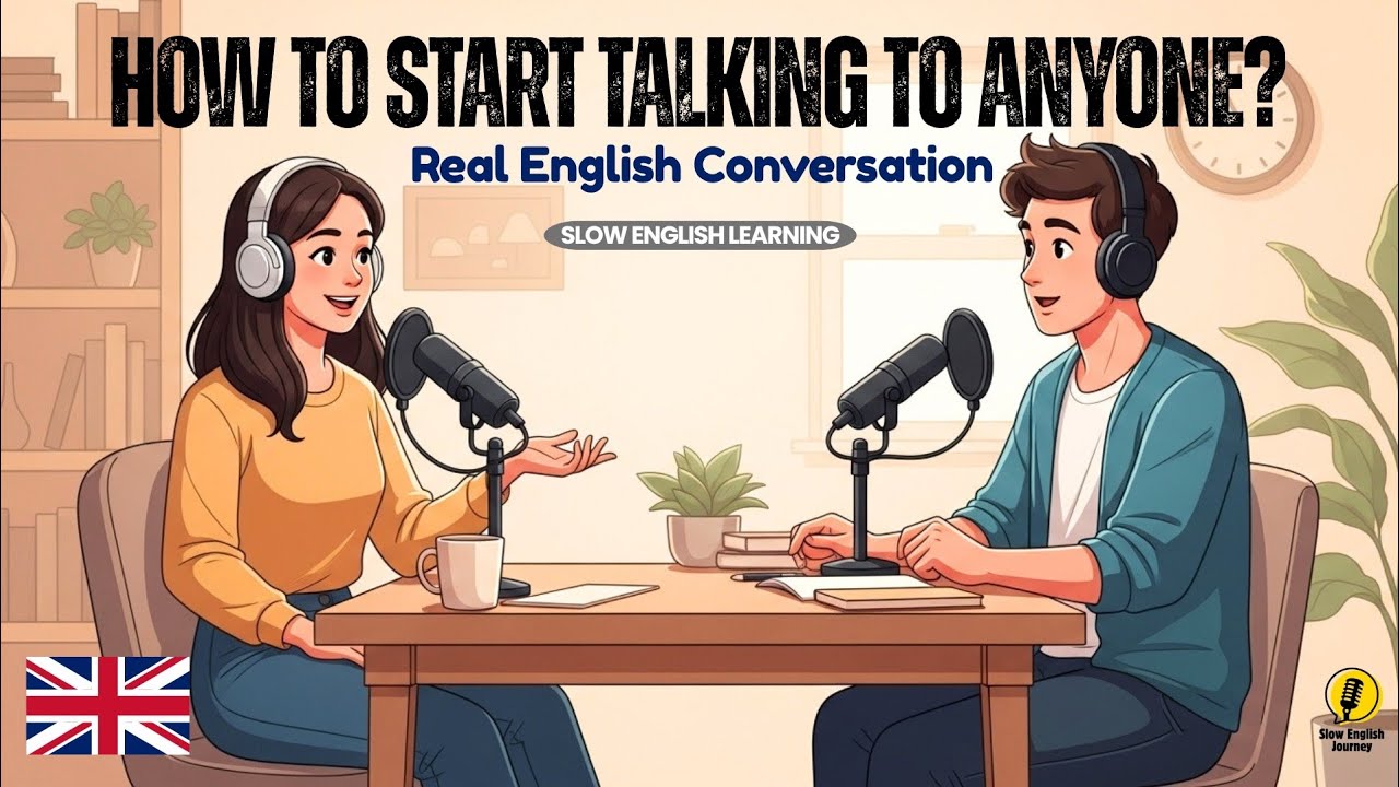 Slow English Practice | Learn English Through Conversation | How to Start Talking to Anyone