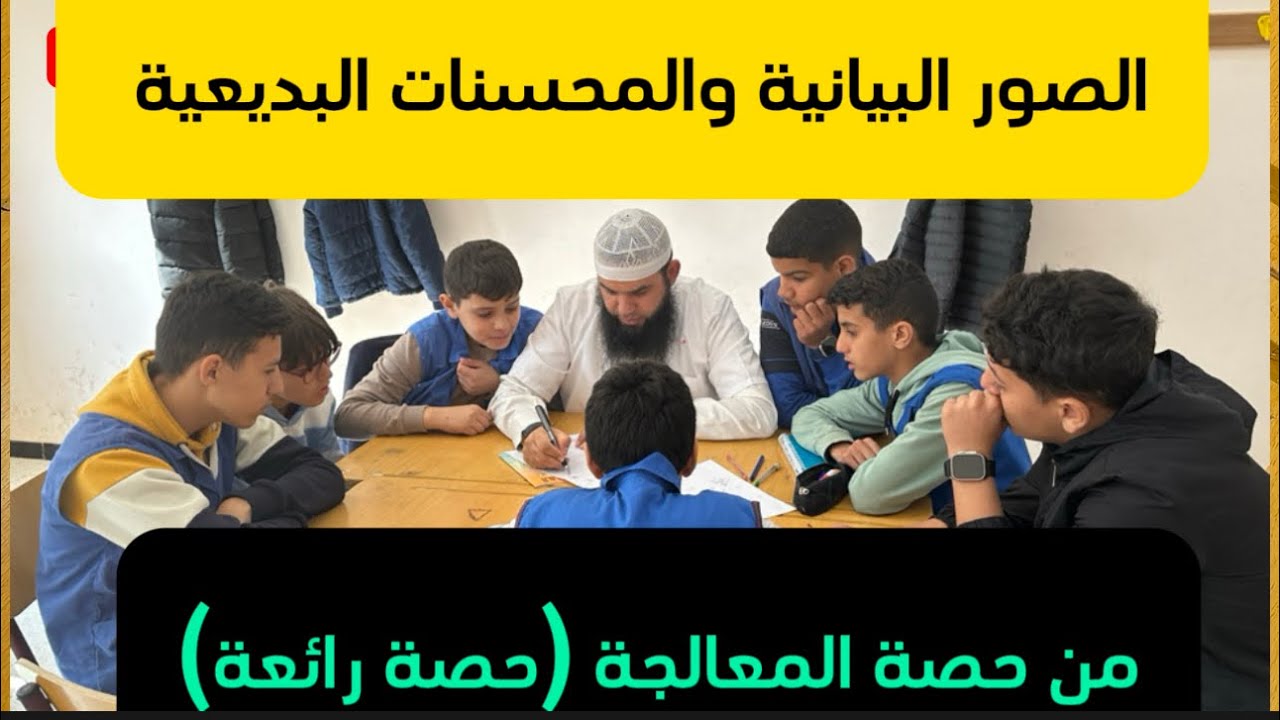  الصور البيانية والمحسنات البديعية #جميع المستويات