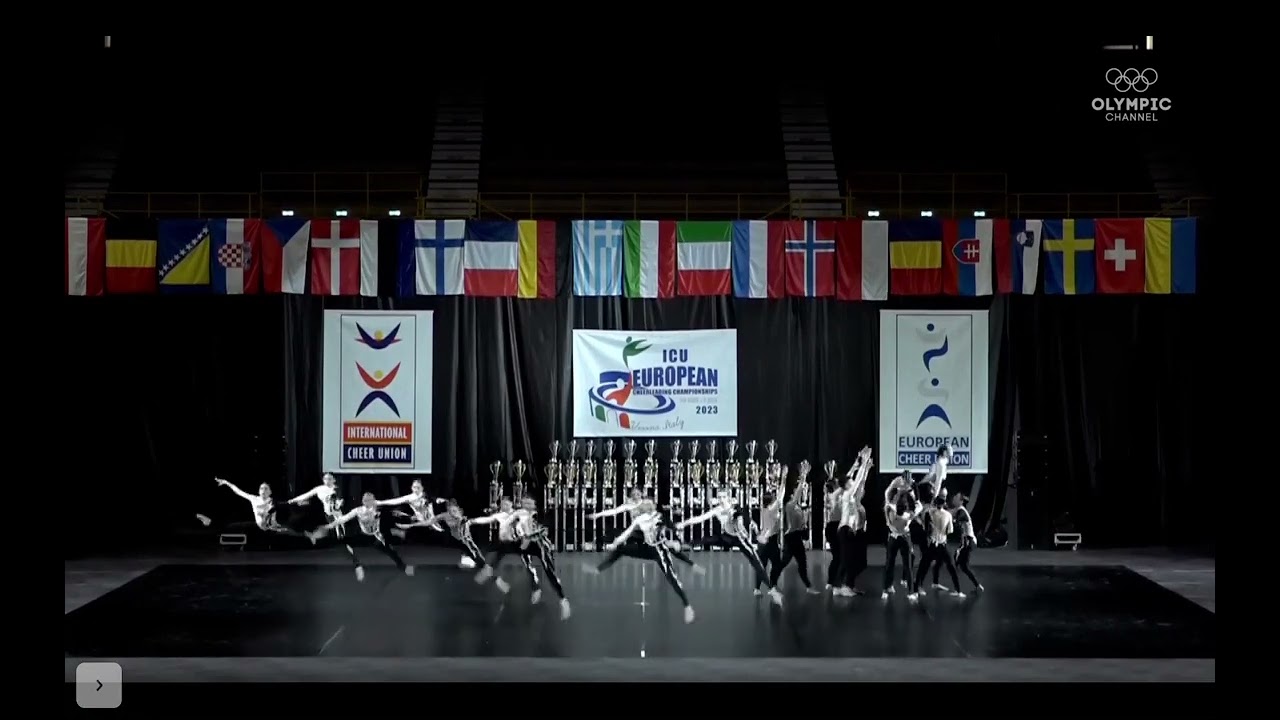 Ευρωπαϊκό Πρωτάθλημα Cheerleading 2023 - Χρυσό Μετάλλιο Senior Jazz, Ελληνικό Αστέρι