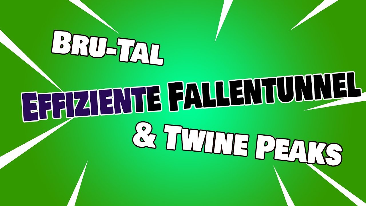 Fallentunnel 2.0 - Fortgeschrittener Guide | Fortnite Rette die Welt