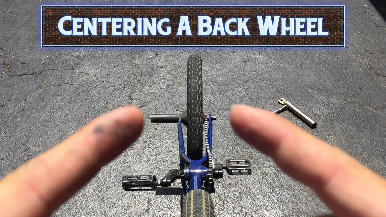 Как легко отцентрировать заднее колесо — BMX HACK