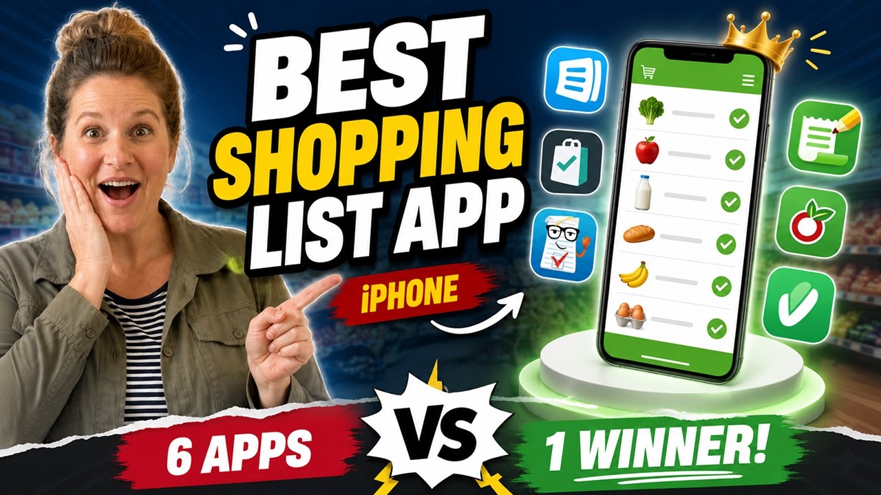 Best Grocery List App for iPhone? Listonic Tested in 2026