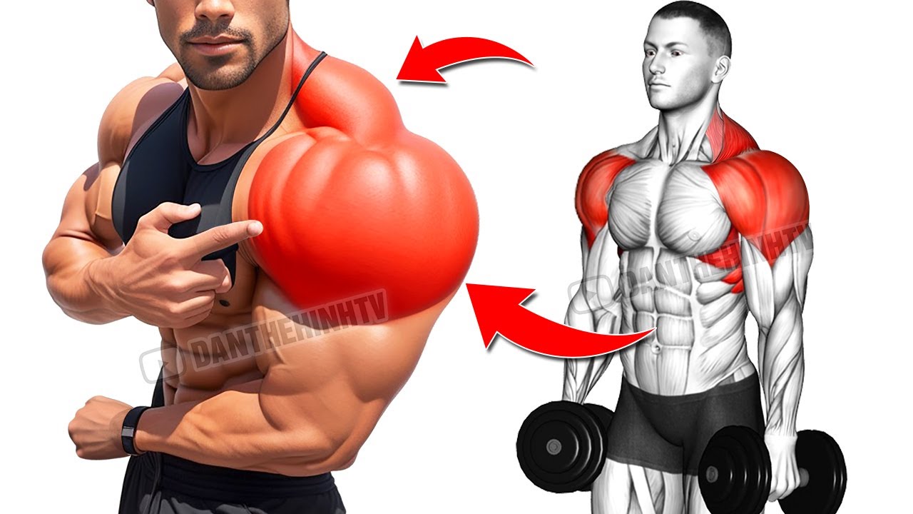 Do These Exercises for BIGGER Shoulders - Dan The Hinh