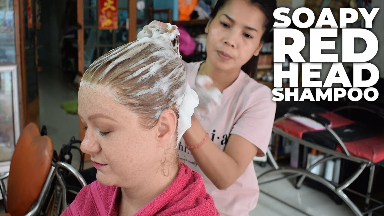 Super Soapy Suds Shampoo and Rinse with scratchy ASMR sounds