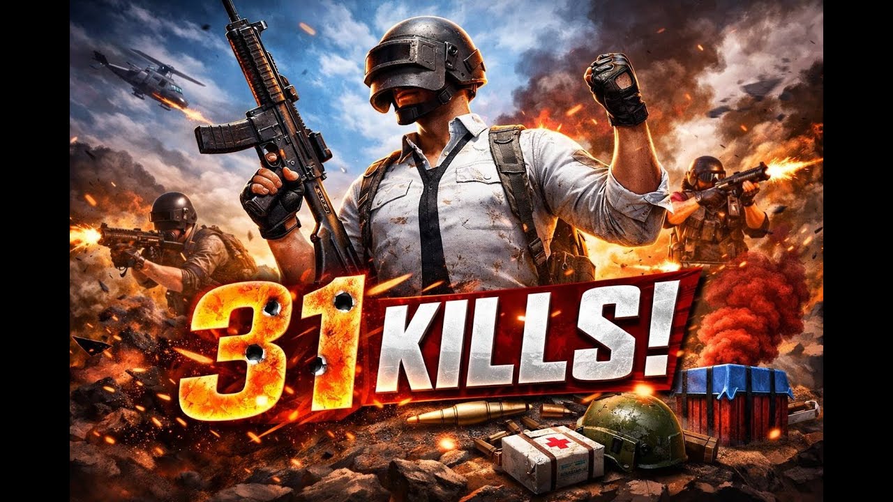 31 KILLS IN CLASSIC MODE 🔥 | BGMI RUSH GAMEPLAY 