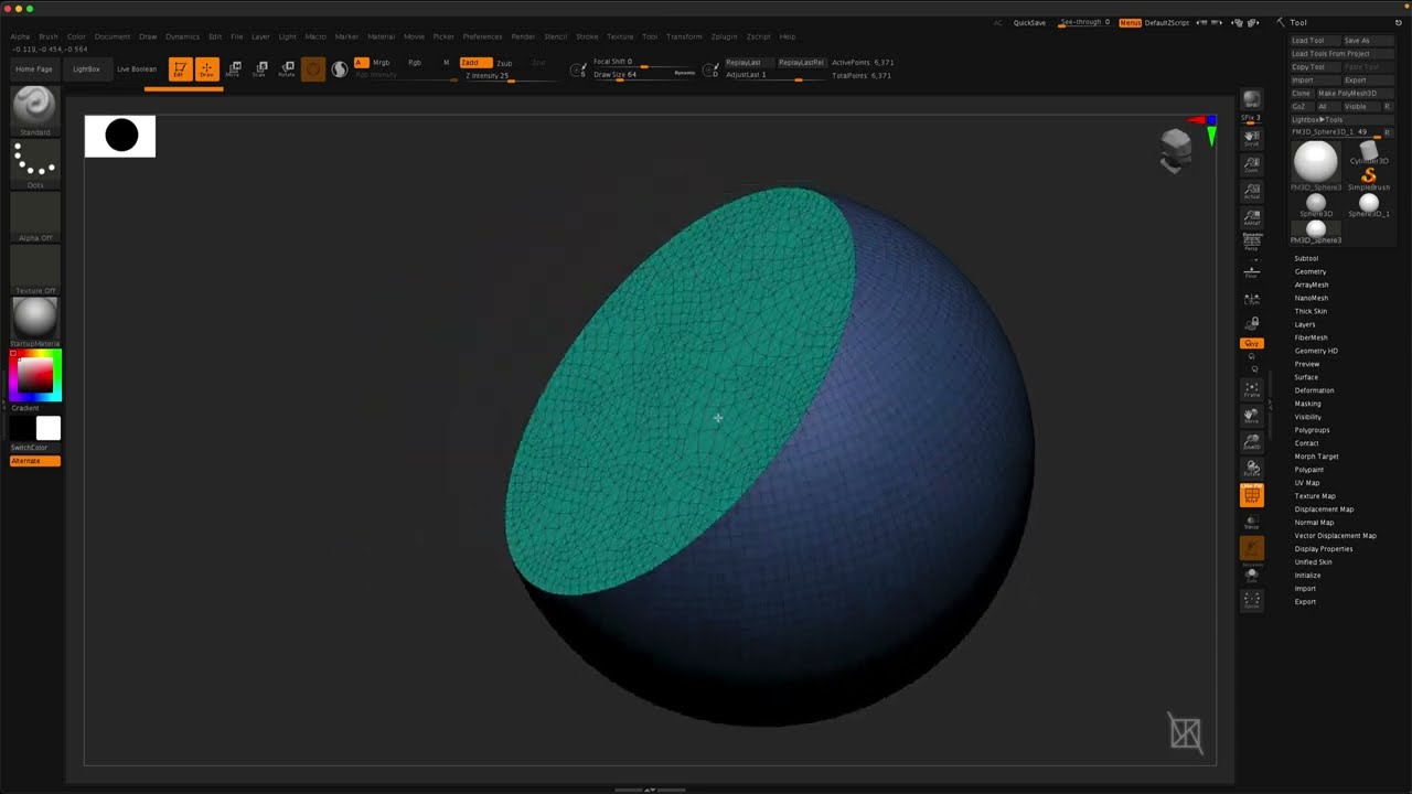 Intro to ZBrush 19  Knife
