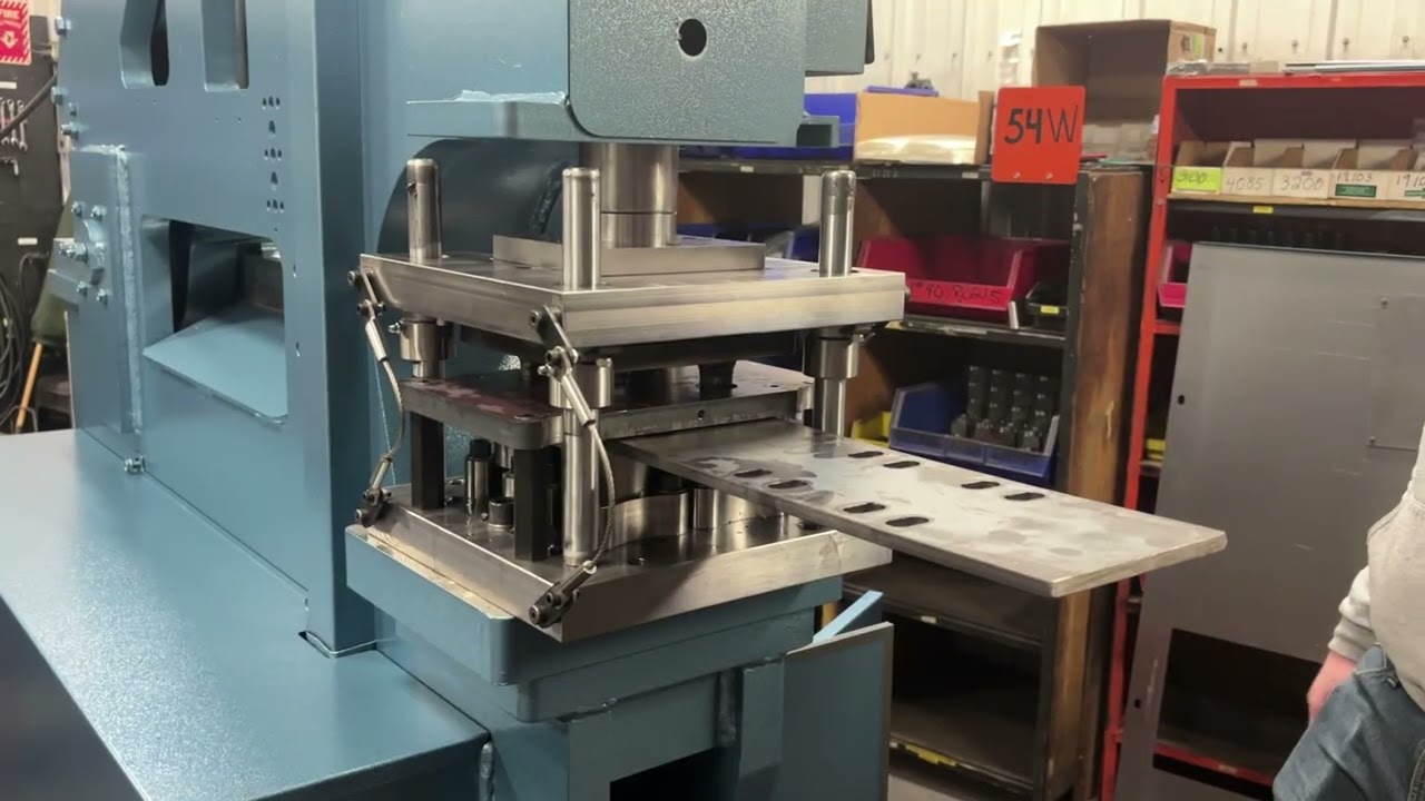 Custom 4-Hole Punch Tool for FI125 Ironworker | Power, Precision & Productivity