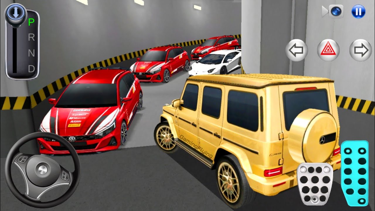 New Mercedes car Stuck in Parking Garage - 3D Driving Class 2026 - 3D Driving Class - Car Game