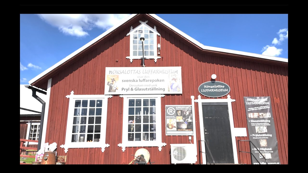 Hönsalottas Luffarmuseum, Boda Glasbruk 13 maj 2024