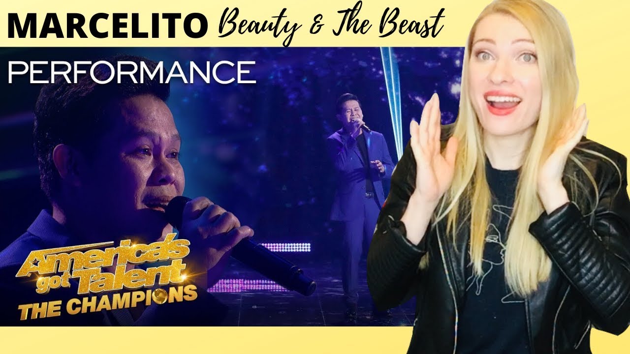 Vocal Coach Reacts: Marcelito Pomoy Beauty & The Beast! America's Got Talent The Champions!