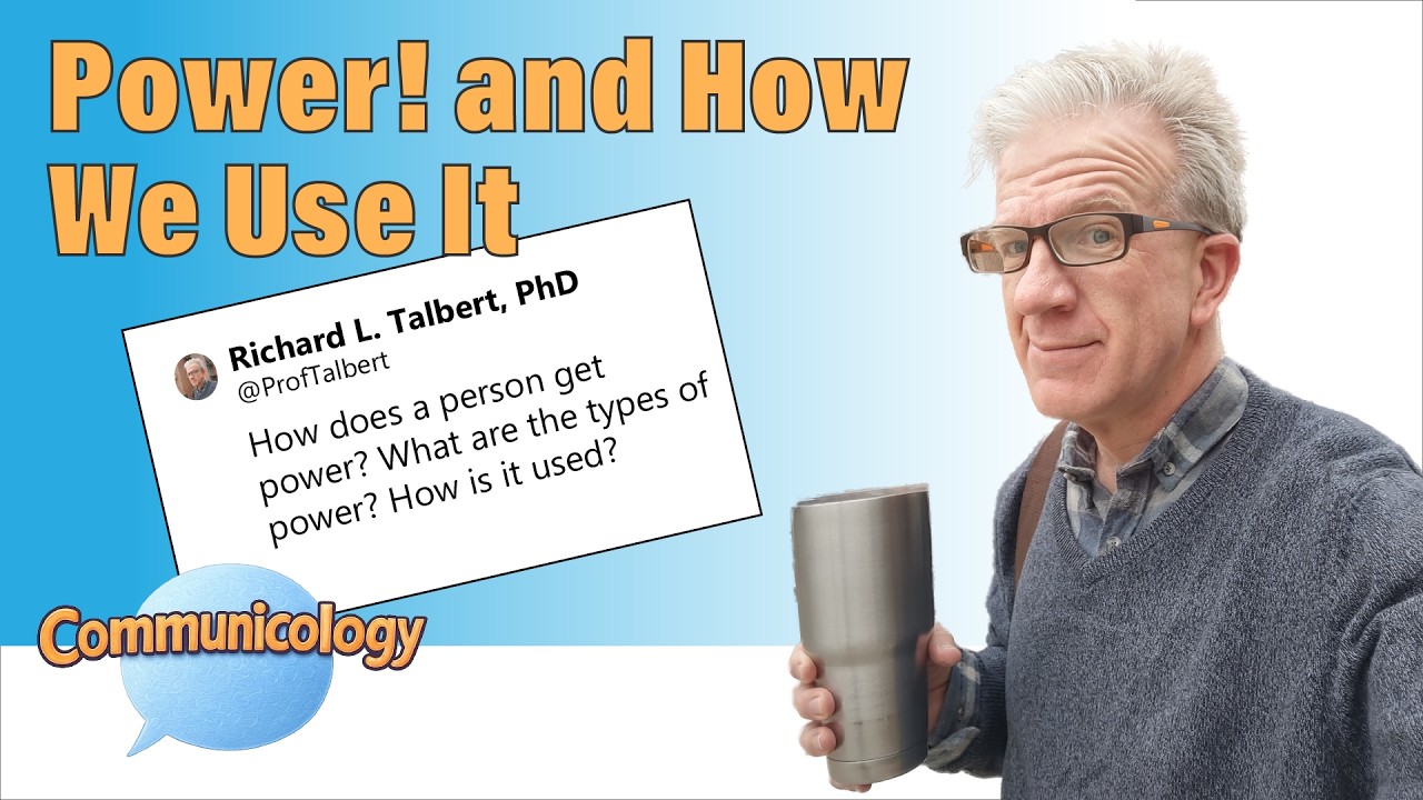 Power--How it's Created: Communicology with Prof Talbert - Studying Communication, Media, Culture