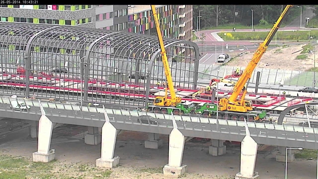 Time-lapse bouw Noord/Zuidlijn station Noord
