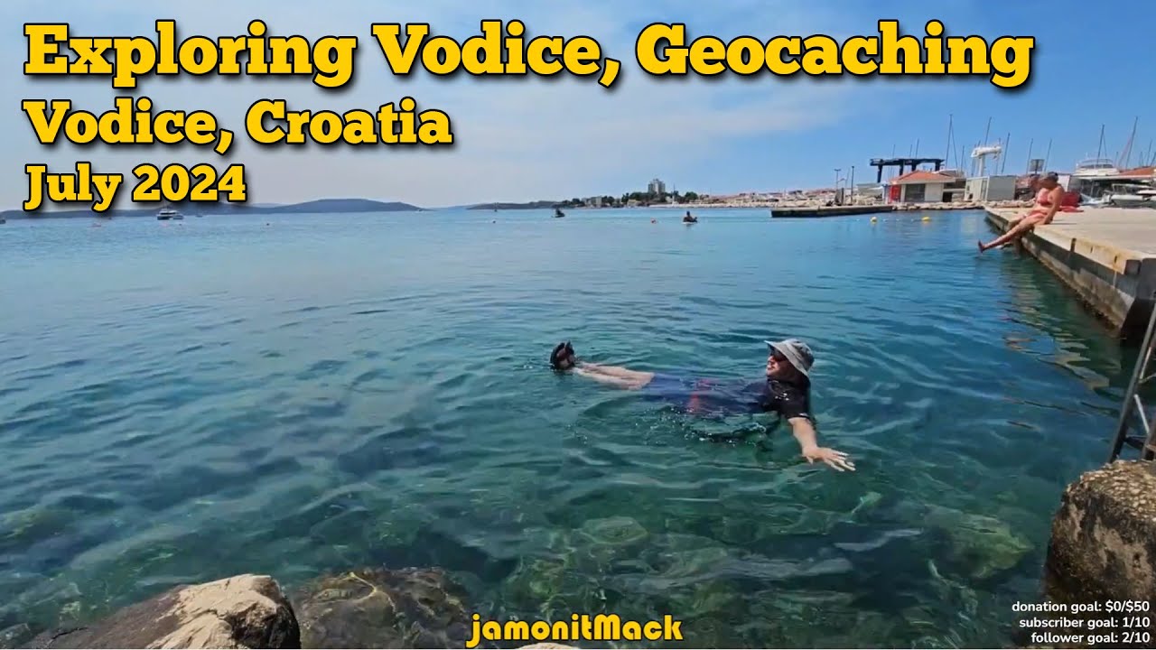 Vodice, Croatia Exploring and Swimming -  IRL - FULL RAW VIDEO