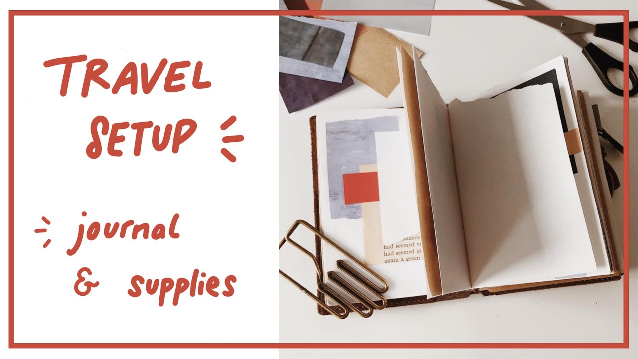 Setup: Travel Journal Midori Passport Size ! #onebookjuly2018