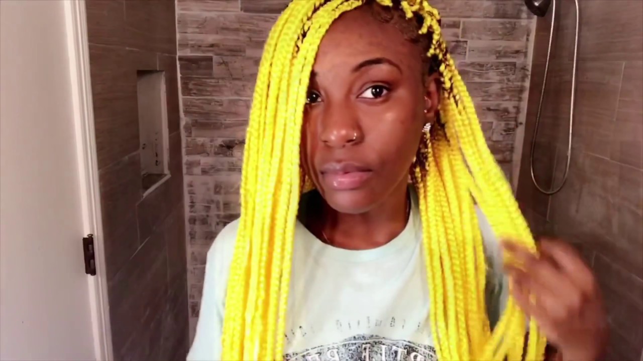 WATCH ME /// YELLOW BOX BRAIDS!