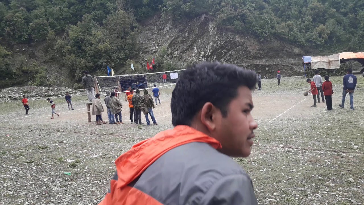 Baglung lammela okharnot vs lammela volleyball game 2075