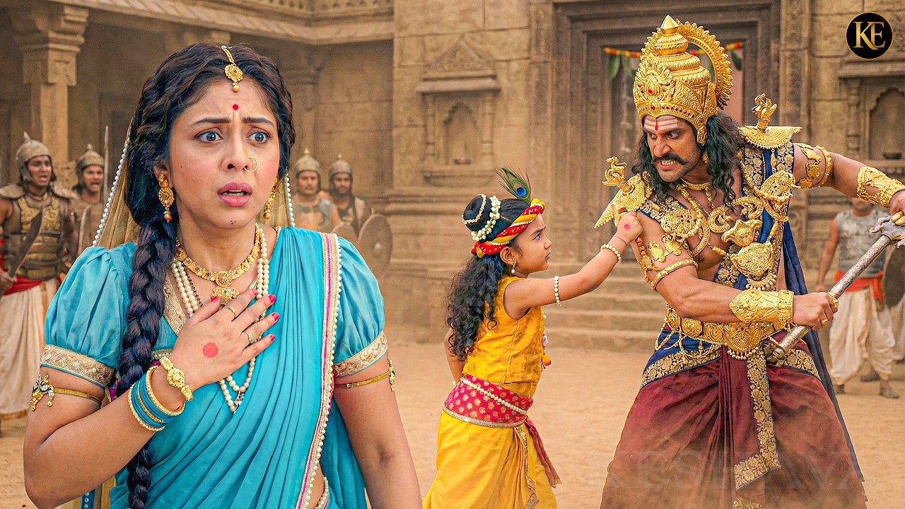 कान्हा और कंस की लड़ाई देख डर गई मैया यशोदा || यशोमती मईया के नंदलाला || Shree Krishan leela ||