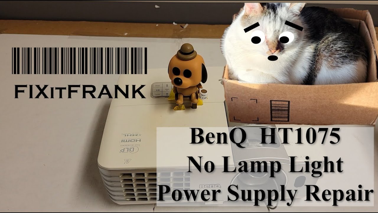 BenQ HT1075 DLP Projector | No Power | Power Supply Repair