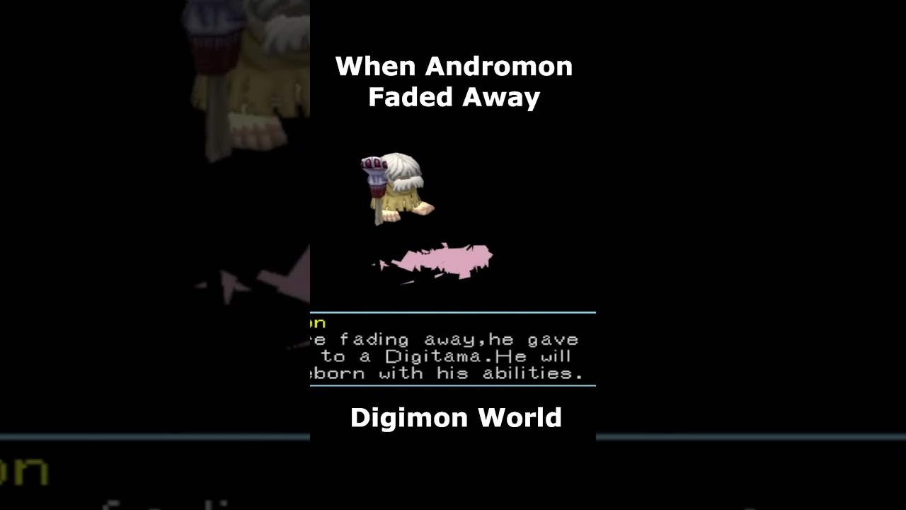When Andromon Faded Away - Digimon World 1 