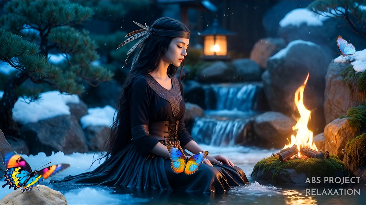 8 Hours Pan Flute & Water Sounds for Deep Sleep, Insomnia Relief, Anxiety Healing & Night Relaxation