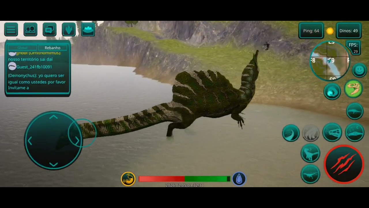 GAMEPLAY DE SPINOSSAURUS😈🔥EU NO MEU DIA MAIS CALMO|#Thecursedisle