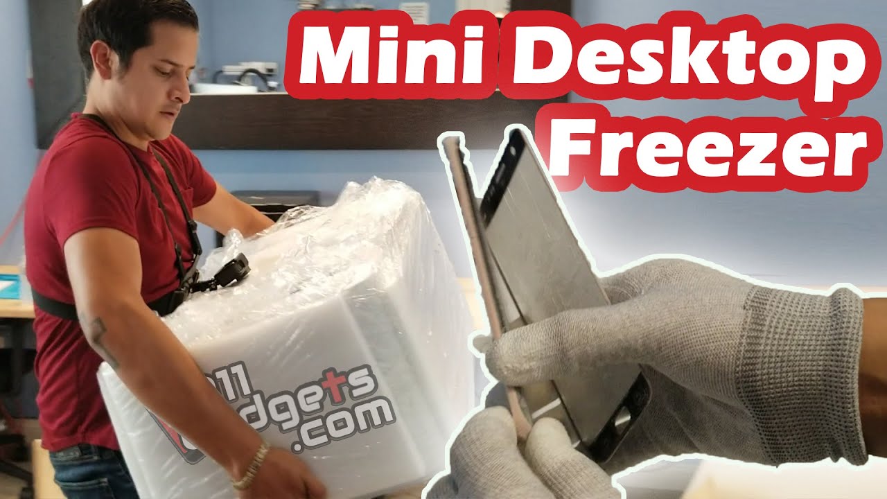 Samsung Screen Glass ONLY Removal - Mini Desktop Freezer for Samsung and iPhone screen refurbishing