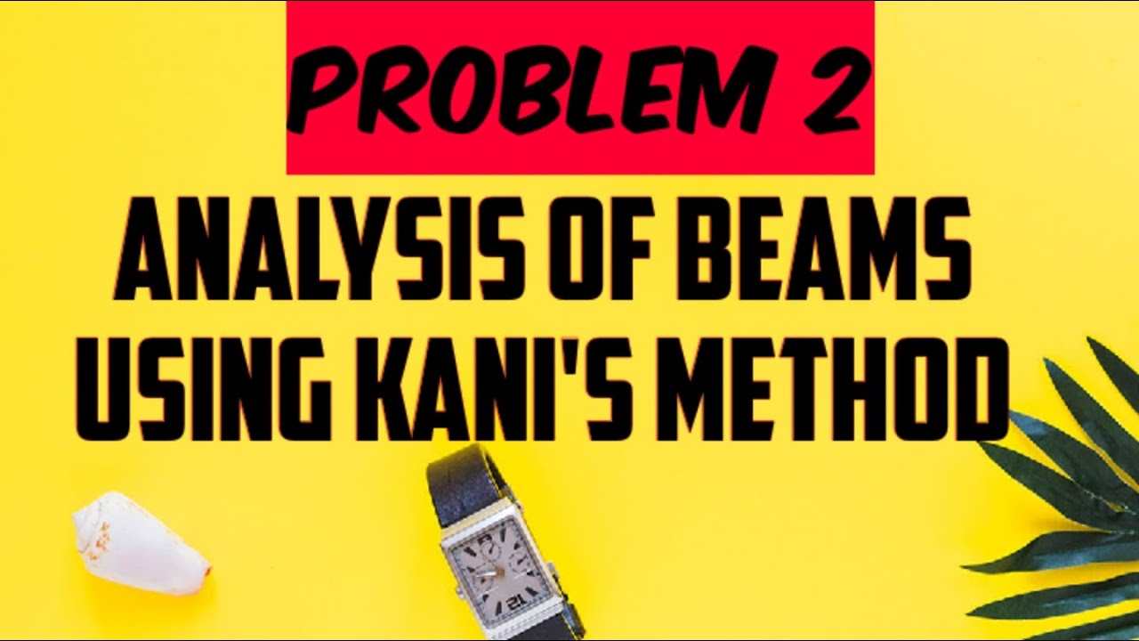 Problem 2 kani's Method of continuous beam by Shruti Karanje