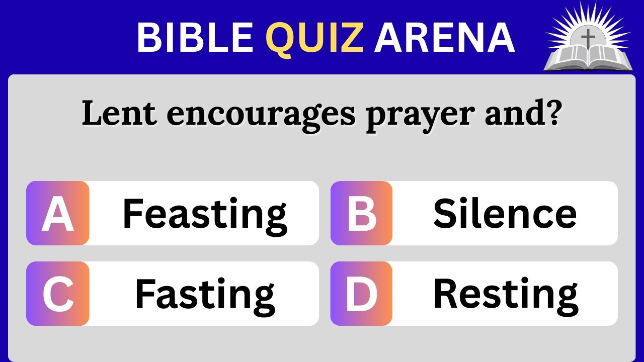 40 Days of Lent Bible Quiz: What Do You Really Know? | Ultimate Bible Challenge (30 Questions!)