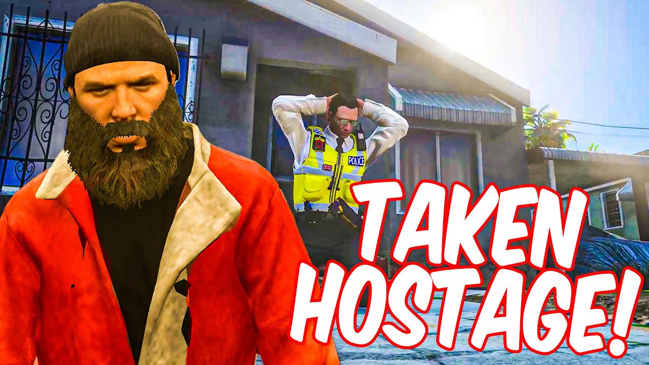 Epic GTA V UK Roleplay: Homeless Man Takes on the Police in Intense Hostage Standoff!